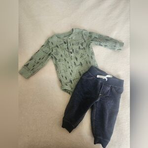 Carter's Woodland Baby Bodysuit Set